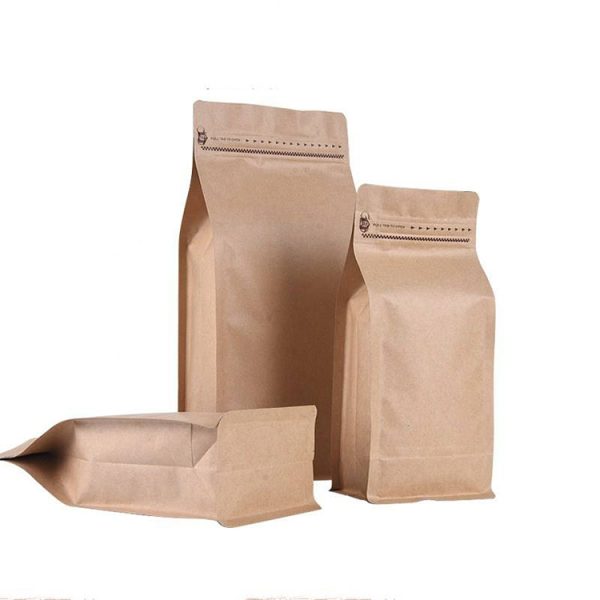 Odor Proof Paper Plastic Laminated Coffee Pouches
