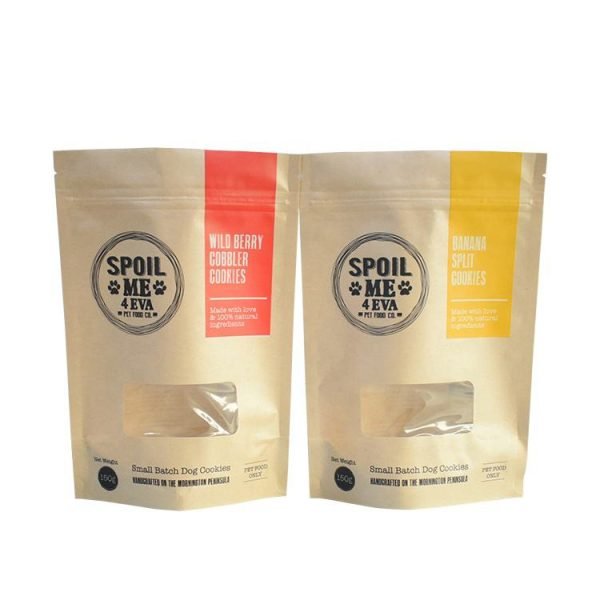 Pet Packaging Kraft Paper Self Supporting Bag